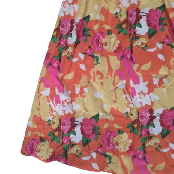 Multi Color A-Line Flared Long Skirt Size 2XL NEW NWOT - Picture 4 of 5